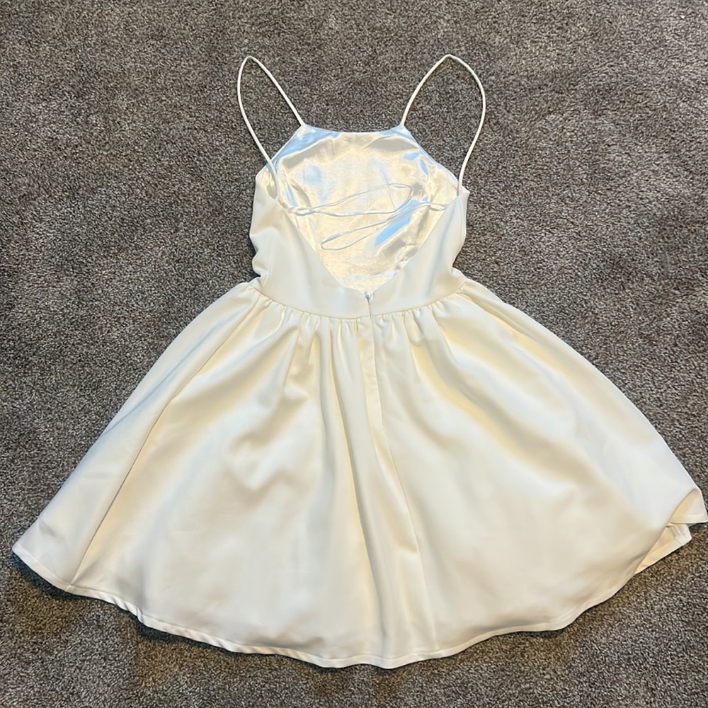 Small White LuLus Dress - Picture 3 of 4